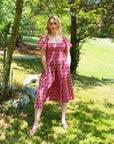 Amalfi Dress | Coral Red
