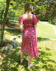 Amalfi Dress | Coral Red