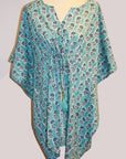 Amisha Short Kaftan | Aquamarine