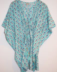 Amisha Short Kaftan | Aquamarine