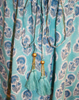 Amisha Short Kaftan | Aquamarine