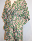 Amisha Short Kaftan | Moss