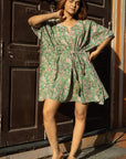 Amisha Short Kaftan | Moss