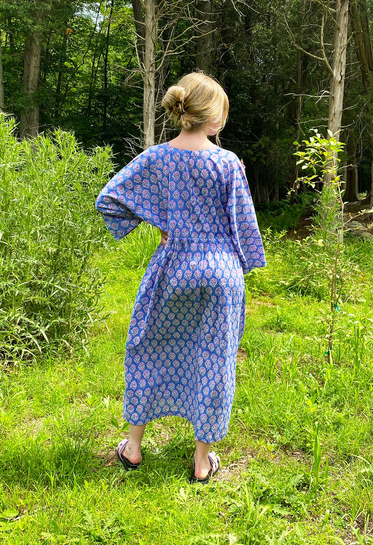Amisha | Capri Kaftan Dress | Summer Blue  Amisha Design