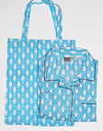 Cotton Pajama Set | Aqua Fish