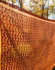 Cotton Silk Scarf | Vines Rust