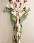 Border Print Long Kaftan | Mughal