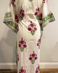 Border Print Long Kaftan | Mughal