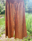 Easy Pant | Toffee Black Stripe
