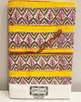 Handmade Paper Grande Journal | Lemon Stripe