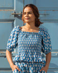 Ibiza Top | Bagru Blue
