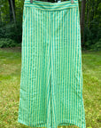 Isla Pant | Green Stripe