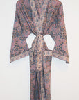Jakarta Midi Robe | Mauve Floral