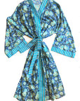 Jakarta Midi Robe | Watercolor Blue