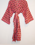 Jakarta Midi Robe | Coral Red