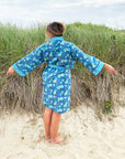Jakarta Midi Robe | Watercolor Blue