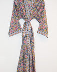Kerala Long Robe | Ash Floral