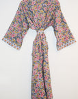 Kerala Long Robe | Ash Floral