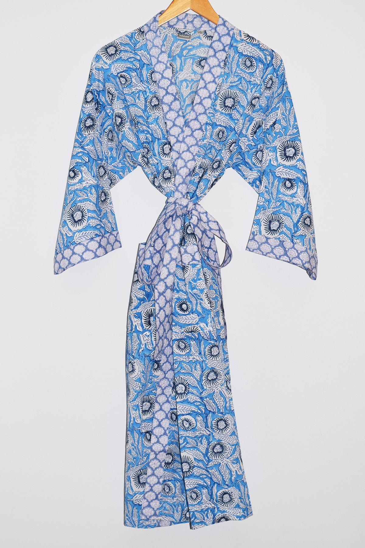 kerala maxi dress Amisha Block Print Kerala Long Robe
