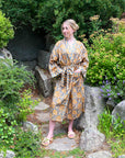 Kerala Long Robe | Kalamkari Floral