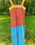 Siesta Midi Dress | Mixed Stripes