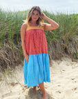 Siesta Midi Dress | Mixed Stripes