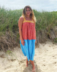 Siesta Midi Dress | Mixed Stripes