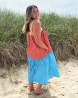 Siesta Midi Dress | Mixed Stripes