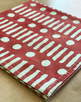Set of 4 Cotton Napkins | Dot Dash Henna
