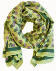 Cotton Silk Scarf | Hydrangea