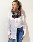 Cotton Silk Scarf | Dot Dash Henna