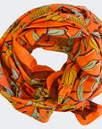 Cotton Silk Scarf | Geranium