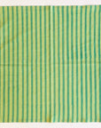 Set of 4 Cotton Napkins | Green Stripe