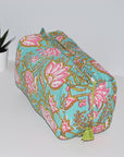 Classic Waterproof Toiletry Bag | Turq Floral