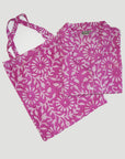Cotton Pajama Set | Blooms Pink