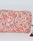 Crescent Waterproof Cosmetic Bag | Apricot