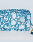 Crescent Waterproof Cosmetic Bag | Deep Teal