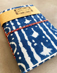 Handmade Paper Small Journal | Indigo Geo