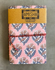Handmade Paper Small Journal | Pink Floral
