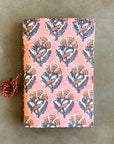 Handmade Paper Small Journal | Pink Floral