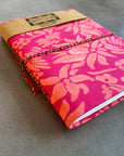 Handmade Paper Medium Journal | Flora Coral