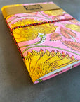 Handmade Paper Large Journal | Pink Floral