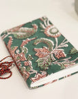 Handmade Paper Small Journal | Moss