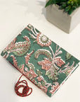 Handmade Paper Small Journal | Moss