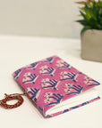 Handmade Paper Small Journal | Pink