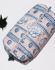 Jumbo Waterproof Toiletry Bag | Peach Floral