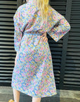 Kerala Long Robe | Ash Floral