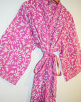 Kerala Long Robe | Blooms Pink