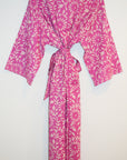 Kerala Long Robe | Blooms Pink