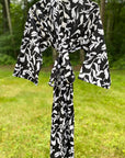 Kerala Long Robe | Collage Black